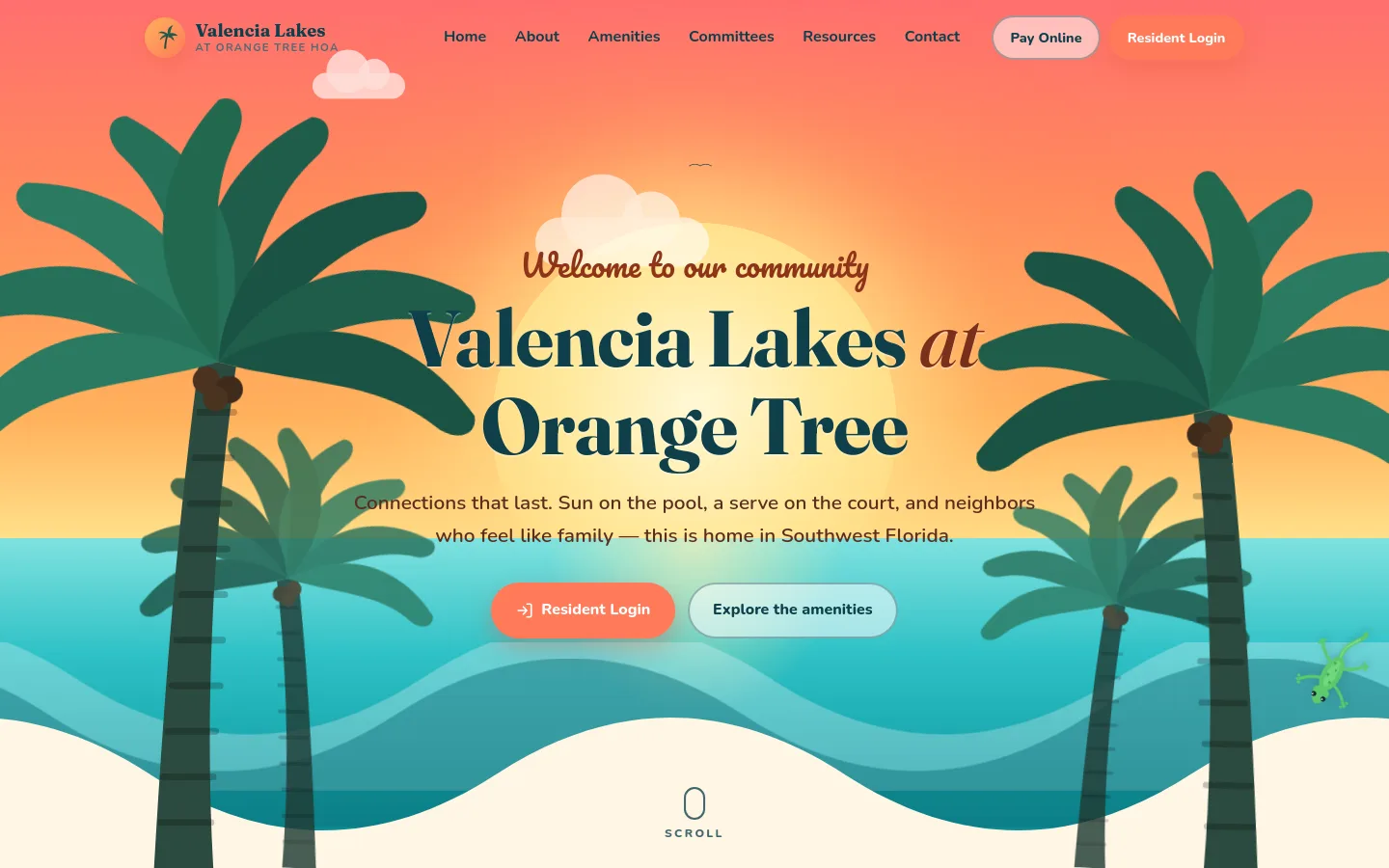 Valencia Lakes at Orange Tree website